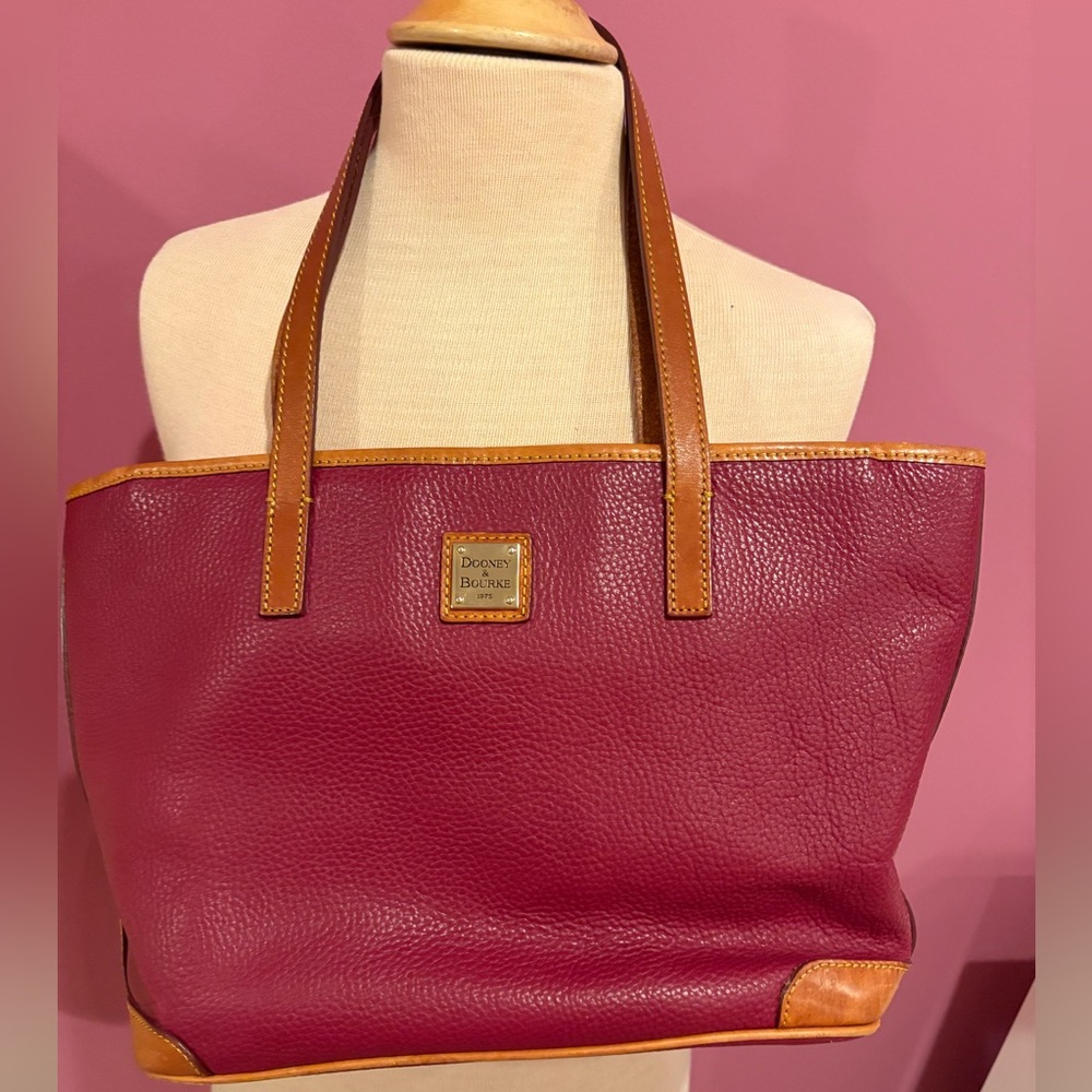 Leather Dooney Tote